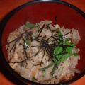 Jock's cooksnap of when they made 春の山菜♪こしあぶらのおこわ.