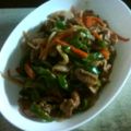 あが＆なお's cooksnap of when they made 超簡単★甘口チンジャオロース.