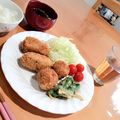 Μ✸W's cooksnap of when they made 味しっかり！お肉屋さん風コロッケ♡.