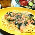 お手伝いたぬき's cooksnap of when they made シチューのルーでクリームパスタ.