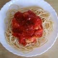 書セラピスト流香's cooksnap of when they made 濃厚＆フレッシュ♡うちのトマト冷製パスタ.