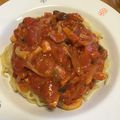 izusachi's cooksnap of when they made 人気のツナトマトパスタ！.
