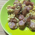 kawaginnpo's cooksnap of when they made 簡単☆ちぎりソーセージの卵炒め.