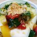 taniapa's cooksnap of when they made サラダみたいな冷奴.