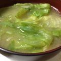 kkll0000's cooksnap of when they made 簡単！！レタスの味噌汁.