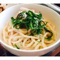 お気楽お気楽's cooksnap of when they made やってみて！明太子うどん♬冷たいver..