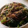 男の子4人のママもっち's cooksnap of when they made 茗荷とつるむらさき☆もずく和え.
