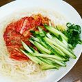 mijiiinko's cooksnap of when they made キムチとそうめんで簡単ピビン麺.