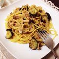 クックHPZ2TS☆'s cooksnap of when they made 茄子しめじツナの和風パスタ.