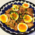 ゆかねこ。's cooksnap of when they made 鶏肉と半熟卵の照り煮.