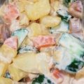 りりもこもこ's cooksnap of when they made ❤コロコロポテトのコチュマヨサラダ❤.