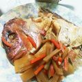 hotmailer's cooksnap of when they made 簡単で美味しい鯛あらだきと大根です。.