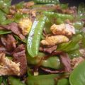 Nicco's cooksnap of when they made 簡単！さやえんどうと豚肉の炒め物.