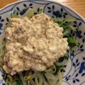 hinatabox's cooksnap of when they made おつまみ感覚！水菜の男前サラダ.
