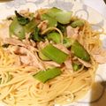 sorayasu's cooksnap of when they made 豚肉と青梗菜で中華風パスタ.