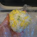 kana8103's cooksnap of when they made のりたま？おにぎり.