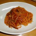 チヒナコ's cooksnap of when they made フライパンひとつでナポリタン♪.