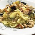 すみッコぐらし's cooksnap of when they made 楽チン簡単▶▶なすとひき肉の塩焼きそば.