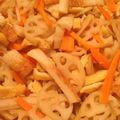 野菜博士's cooksnap of when they made 人参、れんこん、ちくわのうま〜ぃキンピラ.