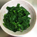 PIKACHUUU3's cooksnap of when they made 超簡単！つるむらさきのおひたし.
