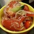 ひなパパマン's cooksnap of when they made 紫玉ねぎとフレッシュトマトのポン酢サラダ.