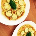 Philippo's cooksnap of when they made スキレット＊ズッキーニのオープンオムレツ.