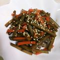 ﾁｮﾎﾞﾋﾟ's cooksnap of when they made 根菜の女王♪ゴボウさんの甘辛煮♪.