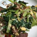 はあとん's cooksnap of when they made 小松菜とコンビーフ玉子とじ.