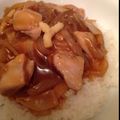 クックY91JP3☆'s cooksnap of when they made 簡単！親子丼より鶏胸肉の和風生姜餡掛け丼.