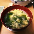 かちゃみ's cooksnap of when they made ☆簡単 5分☆ 卵わかめスープ.