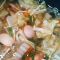 ❀まいねこ❀'s cooksnap of when they made 白菜とベーコンの具沢山コンソメスープ.