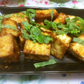 ESPERANSA's cooksnap of when they made 簡単すぎ！韓国風の焼き厚揚げ！.