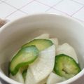 ♡てらまゆ♡'s cooksnap of when they made 胡瓜✕大根 甘酢漬け.
