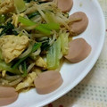 ちずぴよ's cooksnap of when they made 小松菜豚もやし！ササっと中華炒め♩.