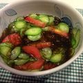 kurikuri's cooksnap of when they made もずく酢アレンジ.