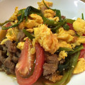 ｅｌｅｓｔａｌ's cooksnap of when they made 万能甘酢で♪牛肉とトマトと卵の炒め物.