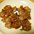 ともぽん♡'s cooksnap of when they made 男のつまみ 簡単！鶏皮パリパリ揚げ.