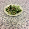 ｙｓｍ．Ｍｏｍ's cooksnap of when they made 水菜とアボカドと韓国のりの生春巻き.