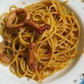 太巻きたまご's cooksnap of when they made イカの沖漬け風でペペロンチーノ♪.