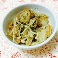 ジンベえちゃん's cooksnap of when they made ホタテと榎茸♡ガーリックバター炒め.