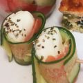 シロクマ子's cooksnap of when they made おもてなし♪サーモン＆クリチのまきまき.
