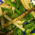 ラビルル's cooksnap of when they made ゴボウとピーマンの塩炒め.