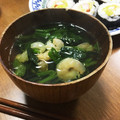 YUKIKI☆'s cooksnap of when they made むきエビとほうれん草のコンソメスープ.