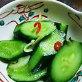 ユーロン's cooksnap of when they made 夏。土用の丑の日。鰻には【胡瓜・芥子漬】.