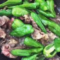misia12's cooksnap of when they made 万願寺唐辛子と牛肉の炒め煮.