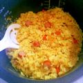 えすあきら's cooksnap of when they made ＊炊飯器で簡単♪ターメリックピラフ＊.