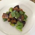 Toshiecook's cooksnap of when they made なすとピーマンの甘辛炒め.
