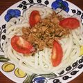 マギーム's cooksnap of when they made 簡単ランチに♬ツナと大葉のうどん.