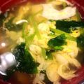 RINAmatin's cooksnap of when they made 三つ葉と卵と豆腐のお吸い物.