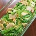 しんこ10's cooksnap of when they made チーズ入りゴーヤチャンプルー.